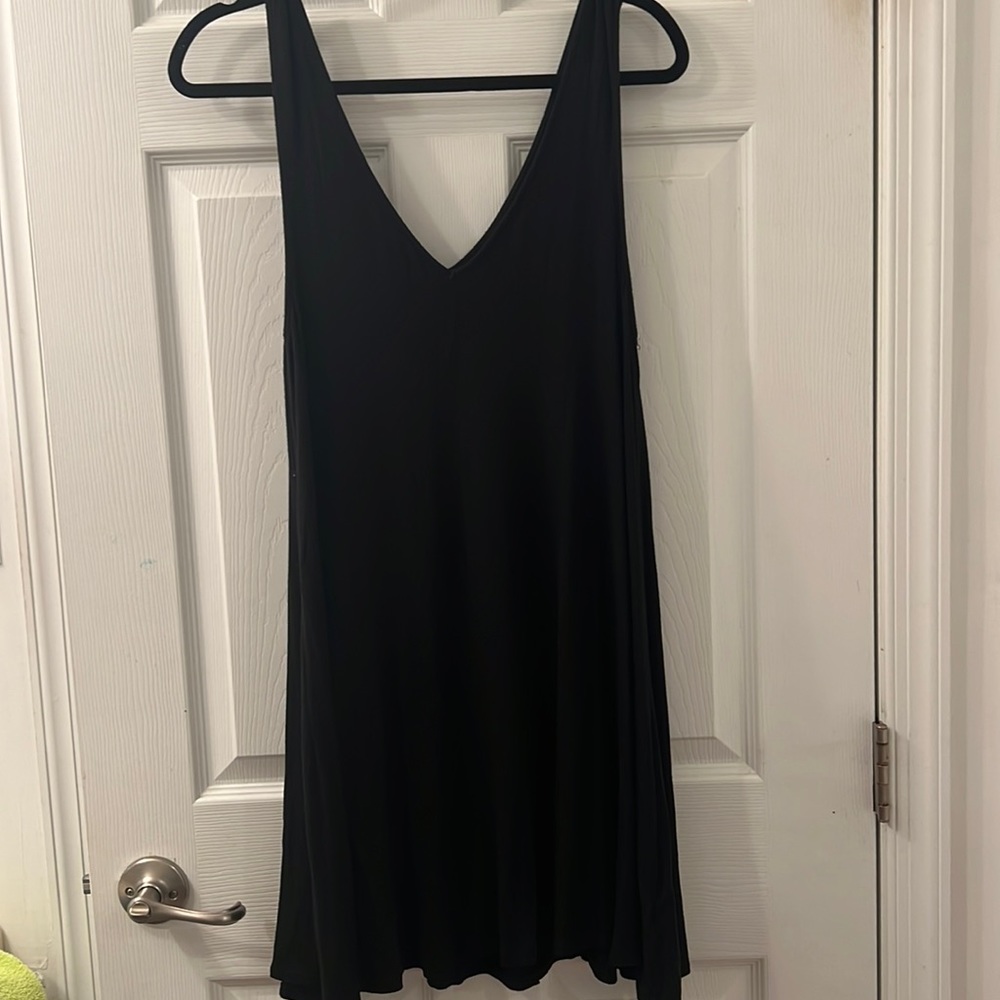American Eagle Tank Top Black Tshirt Dress